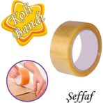 Glaswen Koli Bandı 45 mm x 100 mt Şeffaf Güçlü Yapışkanlı Kopmayan Bant