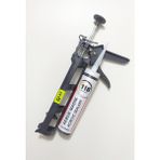 Glax Tools Beyaz Silikonize Mastik / Çekomastik / Duvar Çıtası Yapıştırıcı 480 Gr. + Glax Silikon Tabancası