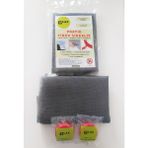 Glax Tools Pratik Fiber Sineklik (100CMX130CM. Fiber Sineklik Tülü + 4 M. Silikon Çift Taraflı Bant)
