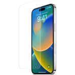 Glazef Apple iPhone 16 Plus Ekran Koruyucu Tam Uyumlu 9h Temperli Cam Kırılmaz Cam - Şeffaf