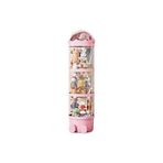 Glazeus Peluş Oyuncak Saklama Tüpü Tekerleksiz Astronot 130CM x 28CM Pembe