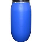 GLC PAINTS Plastik Varil - Bidon 165 Lt. %100 Hdpe Gövde, Metal Çember Sızdırmaz Conta