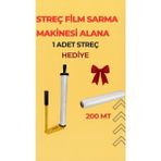 Glc Streçfilm Palet Streç Sarma Aparatı+Makinesi+Paketleme +Ambalaj + Streç Film Hediyeli - Sarı