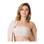 Gleam Atelier Müslin Büstiyer,%100 Müslin Pamuk ekru Standart