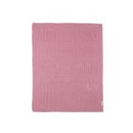 Gleam Atelier Yeni Doğan Triko Bebek Battaniyesi% 100 Pamuk 80 * 100 Cm Pembe 80 x 101