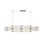 Gleam Kristal Camlı Lineer Masa Üstü Avize - 135 cm
