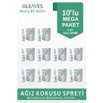 Gleaves Naturals 10' Lu Nefes Tazeleyici Ağız Kokusu Giderici Sprey, Ağız Kokusu Önleyici Ekonomik Paket 30 ml