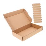 GLEAVI 1 Takım Oluklu Kutu Karton Kutular Ayakkabı Kutuları Karton Mini Nakliye Kutuları Nakliye Ambalaj Kutuları Ağır Hizmet Için Kutular Küçük Hareketli Kutular Açık Kahverengi 20 adet
