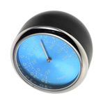 GLEAVI araba termometresi dijital termostat nem ölçer projektör çalar saat otomobil aksesuarları Araba içi araç içi sıcaklık monitörü otomotiv termometreleri karın kası Blue