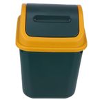 GLEAVI Çöp Tenekesini Çevir Banyo Hava Üstteki Çöp Kutusunu Itin Temassız Kova Kutular Lavabonun Altı Kompost Kutusu Mutfak Atmak Tuvalet Kutuları Sepet Hasır Atık Kağıt Kutusu Green Pp