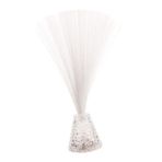 GLEAVI LED Fiber Optik Lamba Renk Değiştiren Fiber Optik Işık Duyusal Lamba Kristal Tabanlı Sakinleştirici Ruh Gece Lambası Yatak Odası Partileri Için
