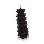 GLEAVI Mikro Peyzaj Model Süsleri Kule Dekoru Minyatür Süs Kitleri Ev Dekorasyonları Vintage Tower Model Süsleri Kule Masa Dekoru Çin Kulesi Modeli Kule Modeli Plastik