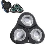 Gleway RQ11 Tıraş Makinesi Yedek Başlıkları Philips Tıraş Makinesi ile Uyumlu, Elektrikli Tıraş Makinesi Tıraş Yedek Bıçakları Norelco RQ11 1150X 1160X 1170X 1180X Serisi Komple Tıraş Makinesi