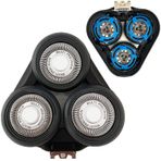 Gleway SH50 Yedek Tüm Kafalar Philips Elektrikli Tıraş Makineleri Serisi 5000 OEM SH50 Jilet Kafaları Bıçakları Norelco Serisi 5000 (S5xxx), AquaTouch (S5xxx), PowerTouch (PT8xx, PT7xx) ve AquaTouch (AT8xx, AT7xx) için Uygun