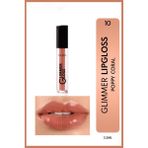 Glimmer Gloss Işıltılı Nemlendirici Dudak Parlatıcısı - 10 Poppy Coral