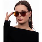 GlimmerGroove Unisex Yuvarlak Güneş Gözlüğü Türkiye Menşeli Özel Tasarım - Yeşil
