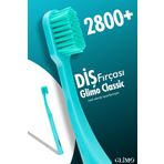 Glimo Classic 2800+ Diş Fırçası, Hassas Diş Eti Dostu, Ultra Yumuşak Kıl, Diş Eti Kanamasına Karşı,turkuaz