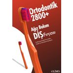 Glimo Ortodontik Diş Fırçası 2800 | Fda Onaylı,bpa Içermez,diş Teli Temizliği |0,15 Mm Fırça Kılı,turuncu