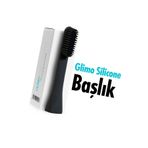 Glimo Sonic Şarjlı Diş Fırçası Başlığı 2li | 900.000 Titreşim/dk, Silicone Head, Carbon