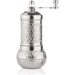 Glıos Nikel Zamak Karabiber El Değirmeni Öğütücü Grinder 11 cm - Açık Gümüş - Standart