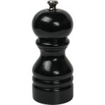 Glios Siyah Ahşap Tuz ve Karabiber El Değirmeni Öğütücü Grinder 12 Cm