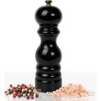 Glios Siyah Ahşap Tuz ve Karabiber El Değirmeni Öğütücü Grinder 18 Cm