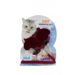 Glipet Bordo Melek Kanatlı Kedi Göğüs Tasması