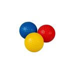 Glipet Plastik Golf Topu Desenli Kedi Oyuncağı 3.5 cm 4 lü