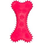 Glipet Plastik Kavak Kemik Dikenli Küçük Köpek Oyuncağı 10cm Pembe
