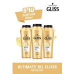 Gliss 3x500 ml Ultimate Oil Elixir Şampuan