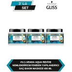 Gliss 4’Ü 1 Arada Saç Maskesi 400 Ml X3 | Nemlendirici, Yapılandırıcı Kolay Uygulamalı Yoğun Bakım