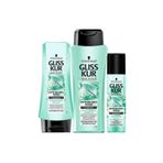 Gliss 500 ml Nutribalance Dökülme Karşıtı Şampuan + 360 ml Saç Kremi + 200 ml Sıvı Saç Kremi