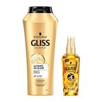 Gliss 500 ml Ultimate Oil Elixir Besleyici Şampuan + 75 ml Günlük Bakım Yağ İksiri