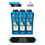 Gliss Aqua Revive 3x400 ml Şampuan