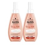 Gliss Beauty Milk 2x150 ml Güçlendirici Saç Bakım Spreyi