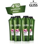 Gliss Bio-Tech Güçlendirici 4x360 ml Şampuan