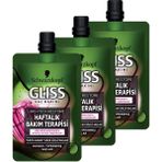 Gliss Bio Tech Restore 3x50 ml Haftalık Bakım Terapisi