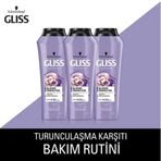 Gliss Blonde Perfector 3x250 ml Turunculaşma Karşıtı Mor Şampuan