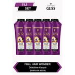 Gliss Full Hair Wonder Dökülme Karşıtı Şampuan 400 Mlx5 Adet
