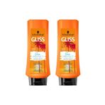 Gliss Güneş Sonrası Yıpranmış Saçlar 2x360 ml Saç Koruyucu Kremi