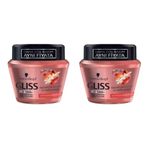 Gliss Magnificent Strength 2x300 ml Saç Maskesi
