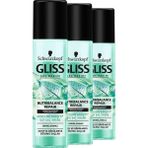 Gliss Nutribalance 3x200 ml Sıvı Saç Kremi