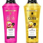 Gliss Şampuan 400ml Supreme Length ve Gliss Şampuan Oil Nutritive 400 ml