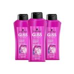 Gliss Şampuan 500 ml Supreme Length(PARLAK PEMBE) 3 Adet