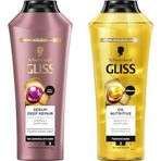 Gliss şampuan seti (Serum Deep Repair ve Oil Nutritive, 2 x 400 ml)