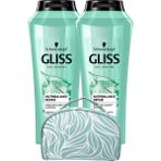 Gliss Schwarzkopf Nutrıbalance Şampuan 500 ml X2 Adet + Makyaj Çantası 2
