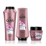 Gliss Serum Deep Repair 500 ml Onarıcı Şampuan + 360 ml Saç Kremi + 300 ml Saç Maskesi + Saç Açıcı Tarak