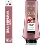 Gliss Serum Deep Repair Hyalüron İksiri & Kızılcık Onarıcı Saç Bakım Kremi 360 ml Yıpranmış Sert Saçlar