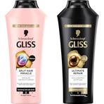 Gliss Seti | Split Hair Miracle Kırık Uçları Mühürleyen Şampuan 400ml x1 + Ultimate Repair Şampuan 400ml x1