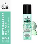 Gliss Sıvı Saç Kremi Dökülme Karşıtı 200 Ml Zayıf Saçlar